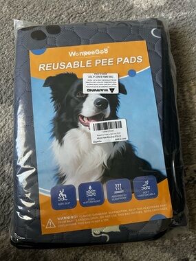 Reusable Dog Pee Pads - Black
